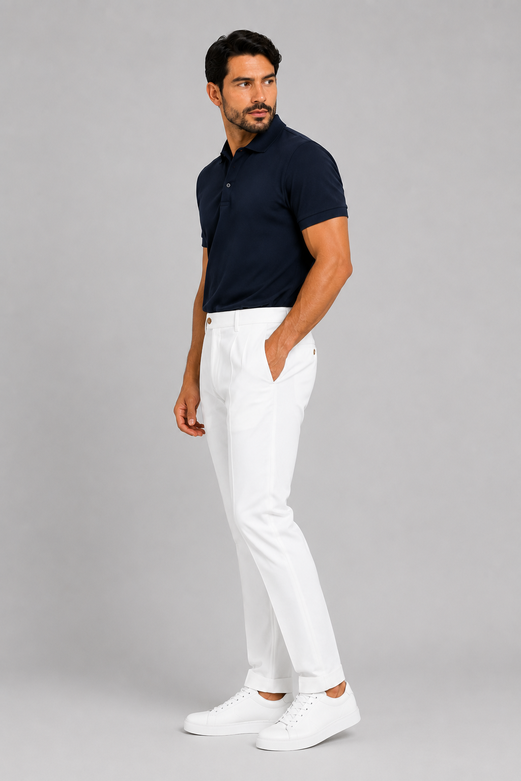 Pantalón masculino de corte recto - Imagen 6