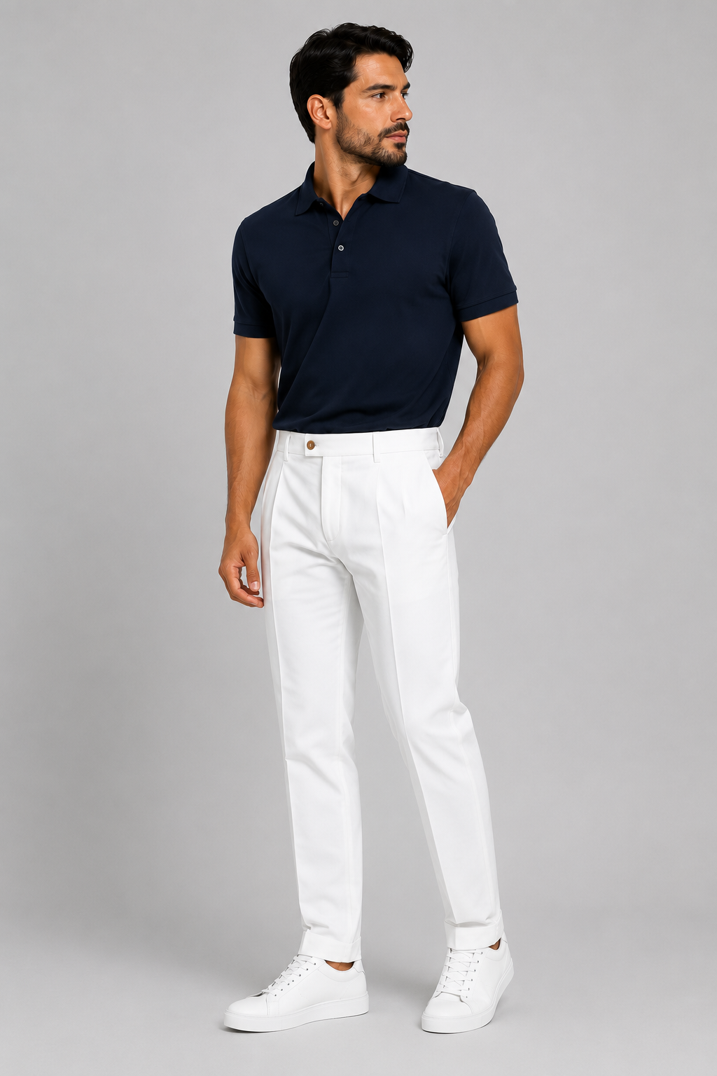 Pantalón masculino de corte recto - Imagen 7